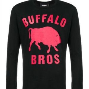 Dsquared2 Mens Buffalo Bros Jumper Size M